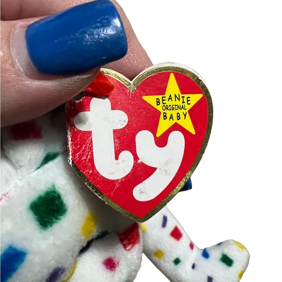 The Beanie Babies Collection TY 2K colorful Birthday bear - Picture 7 of 8